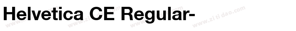Helvetica CE Regular字体转换